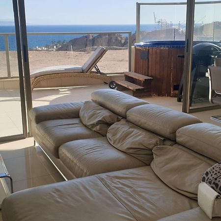 Top-Luxury Exclusive Аpt With Jacuzzi In Front Of The Sea Eilat Buitenkant foto