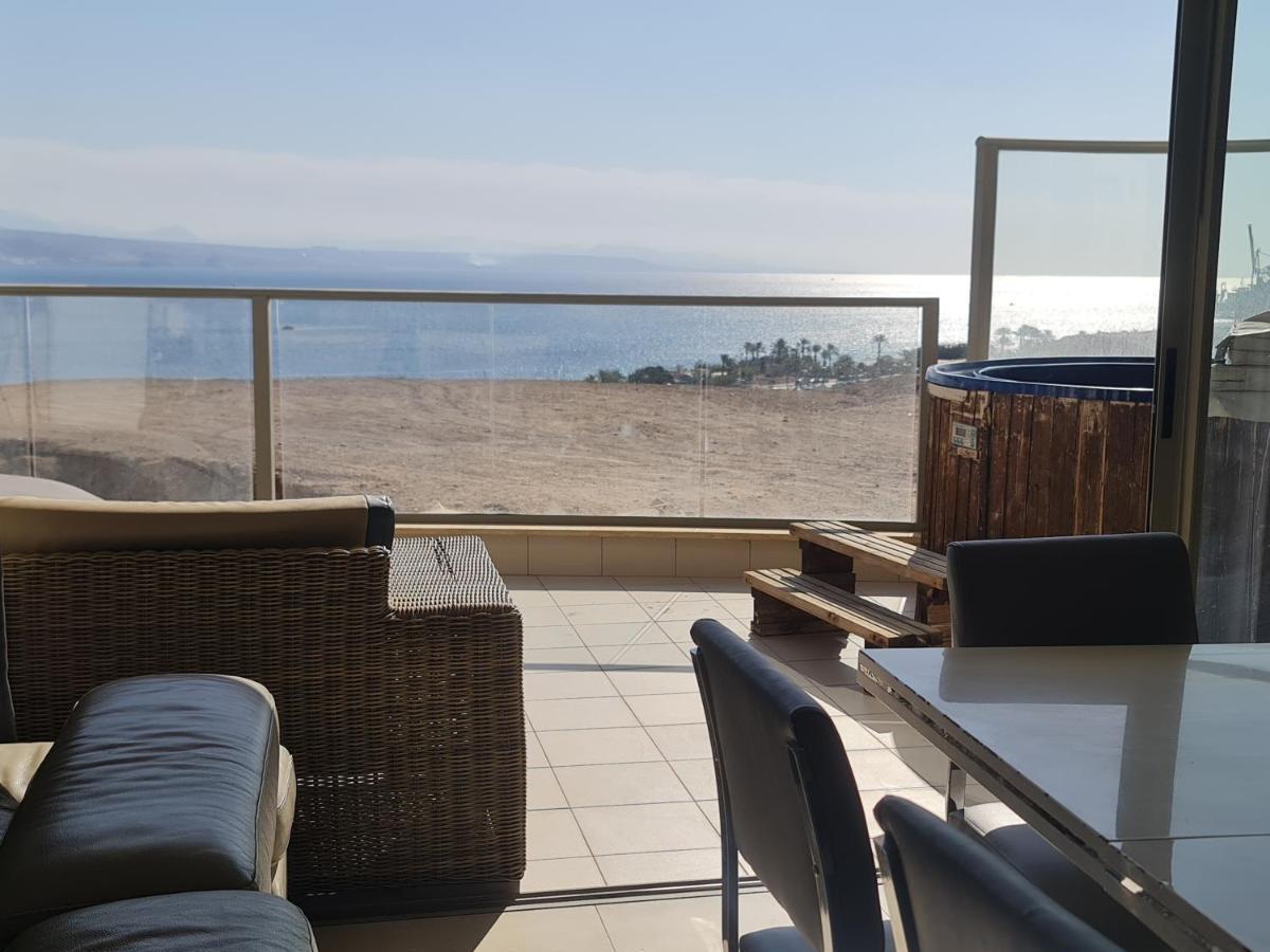 Top-Luxury Exclusive Аpt With Jacuzzi In Front Of The Sea Eilat Buitenkant foto