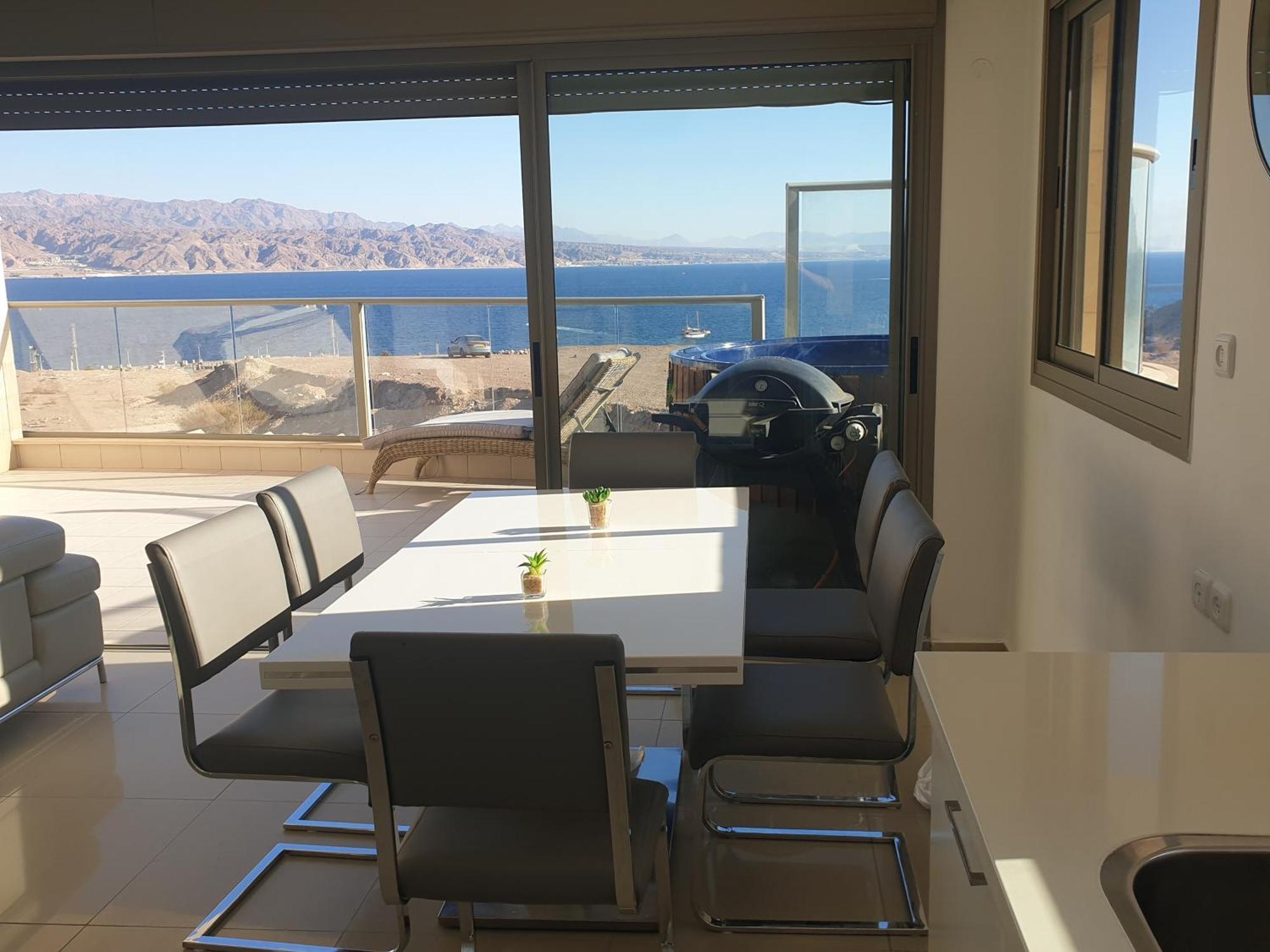 Top-Luxury Exclusive Аpt With Jacuzzi In Front Of The Sea Eilat Buitenkant foto
